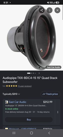 Audiopipe quad 15s in a sealed box