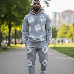 Grey Denim Tears Unisex Set