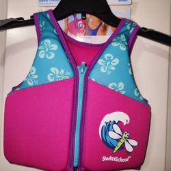 Swim School Trainer Vest, Level 2, Age 4-6 Years