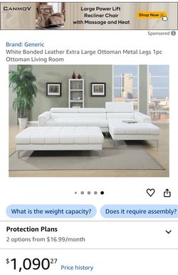 White sectional