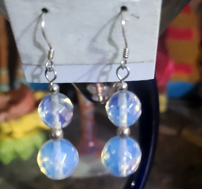 Fancy Glass Bead Earings