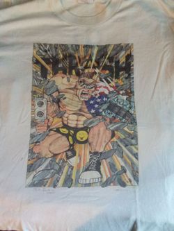 Vintage 90's thrasher comix shirt sz X large