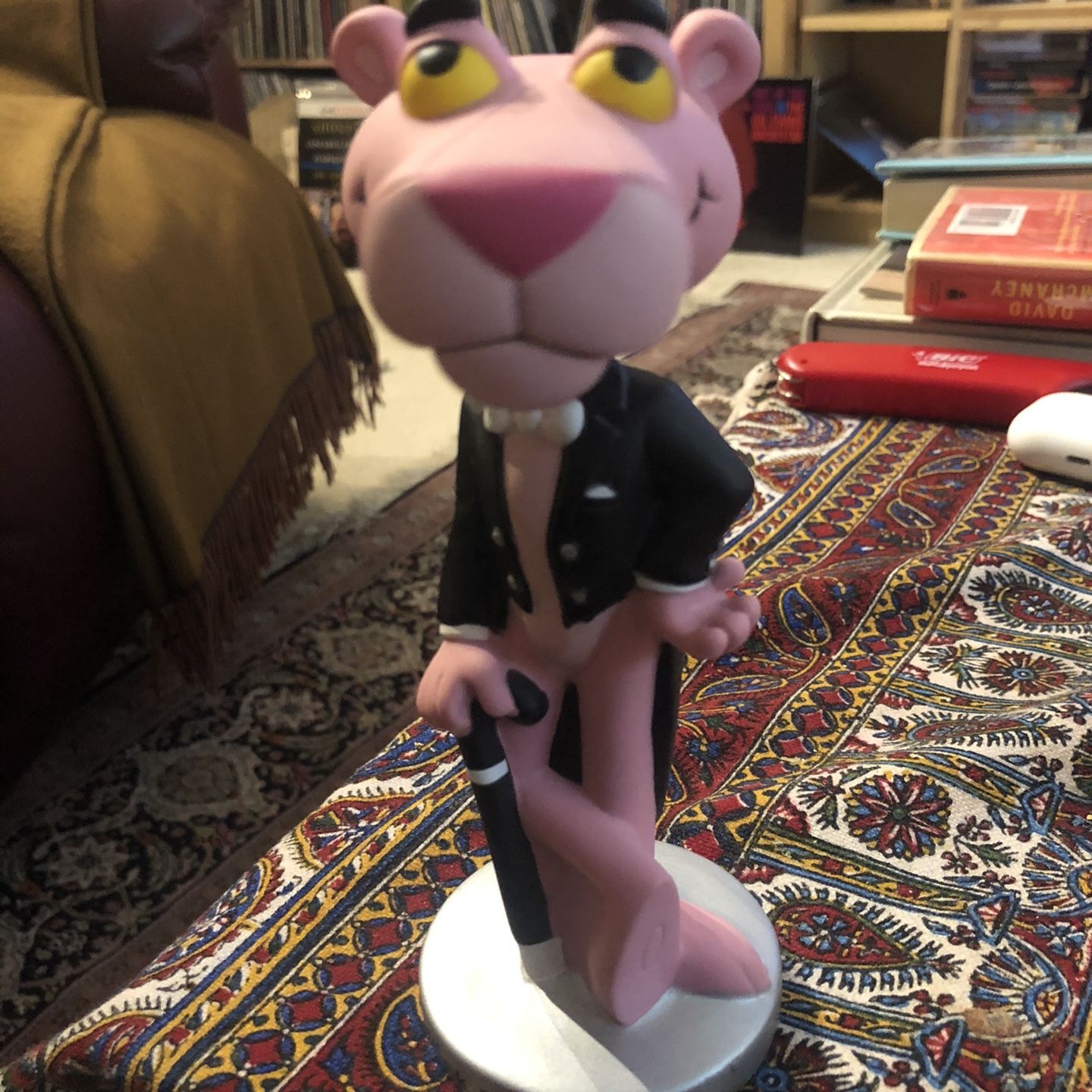 【FUNKO WACKY WOBBLE】 PINK PANTHER Funko Pink Panther Bobble-Head | #506388235