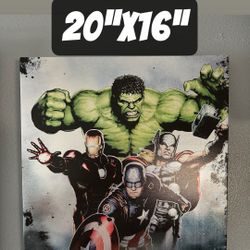 Marvel Avengers Canvas Poster