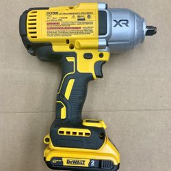 Dewalt 20v Max Cordless Brushless Fuel 1/2 Inch High Torque Hog Ring Anvil XR 3-speed Impact Wrench Tool Heavy-duty Job Construction