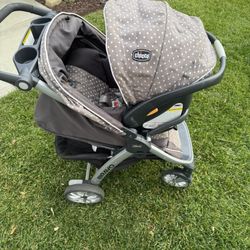 Chicco Bravo Trio Travel System Stroller W/ Car Seat & 2 Bases