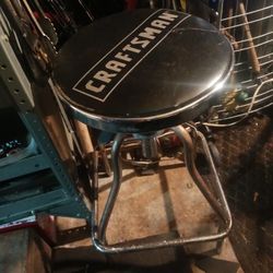 Craftsman Adjustable Stool . In Good Condition