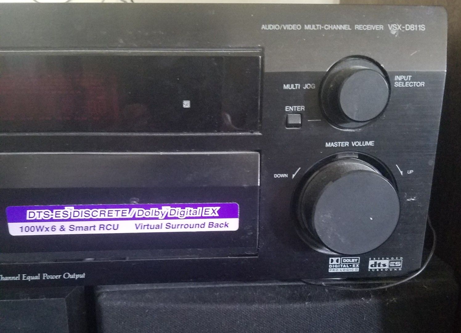 Pioneer receiver vsx D811 S + 2 Polk Audio speakers