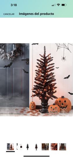 Black Halloween tree