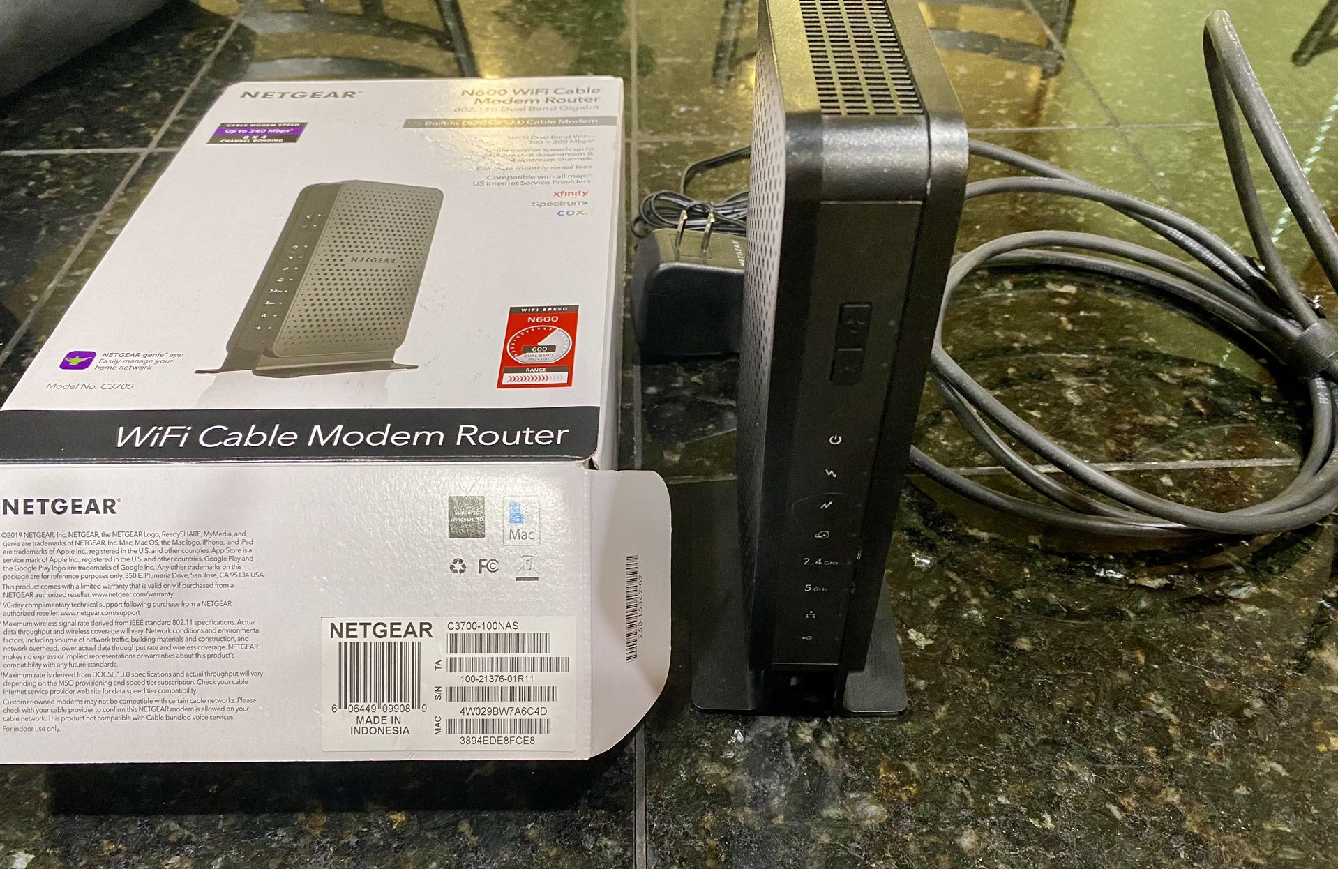 WiFi Cable Modem Router