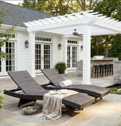 Patio furniture outdoor furniture outdoor bed patio bed poolside lounger Chase lounge chairs tanning chairs 🆕