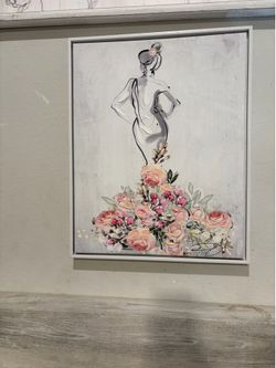 Beautiful Feminine Framed Canvas