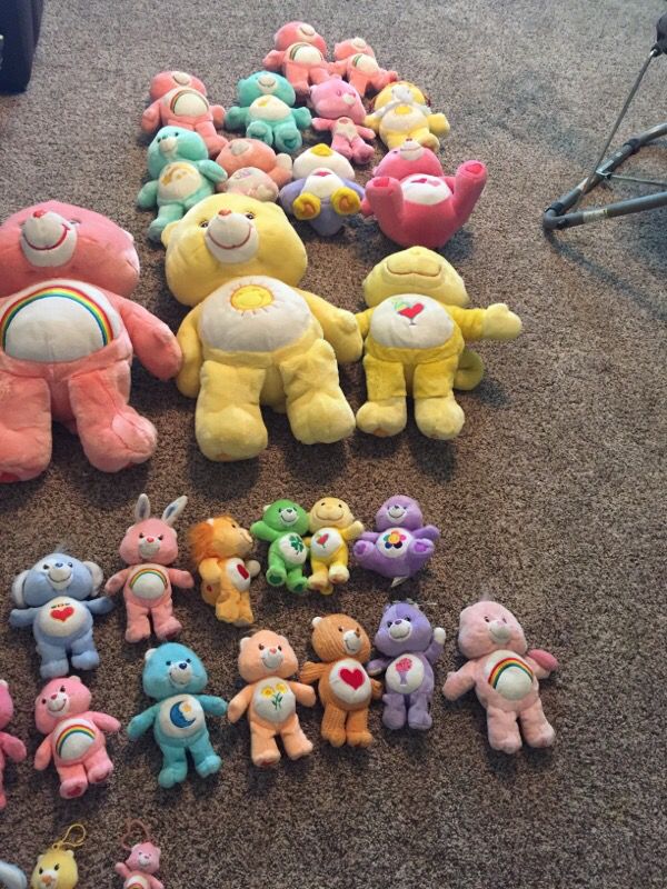 Care Bears stuffed animal plush collection