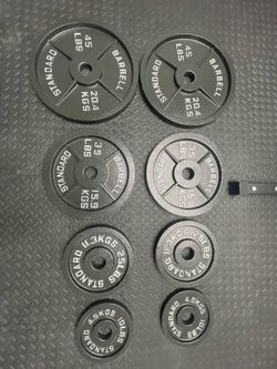 Cast iron plates 230 pounds total