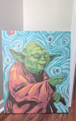 Star Wars Yoda Painting