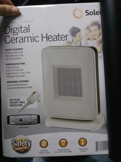 New Digital Ceramic Heater. Personal size