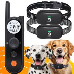 MIMOFPET Wireless Dog Fence System for 2 Dogs - Up to 3500ft 