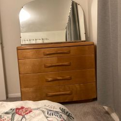 Heywood Wakefield Dresser And Mirror