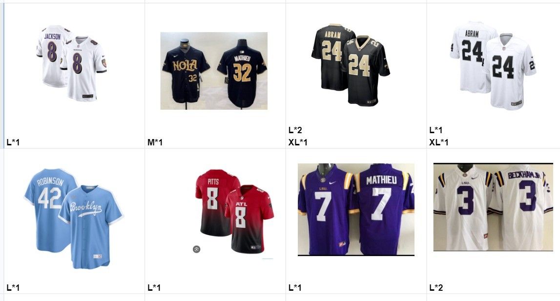 Jerseys $50 In Stock Will Ship Immediately