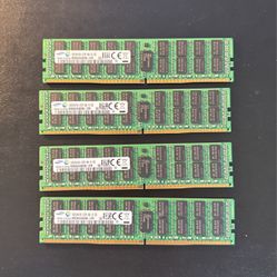 64GB SAMSUNG (4 X 16GB) 2Rx4 PC4-2133P DDR4 ECC REGISTERED SERVER RAM