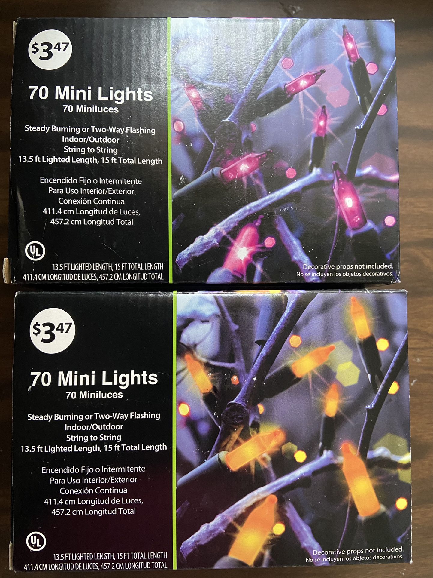 4 New Boxes of Halloween Lights