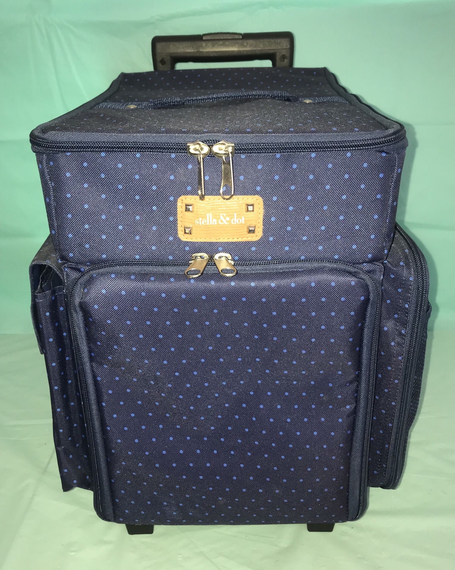 Stella & Dot Genuine Stylist Rolling Jewelry Travel Case Bag