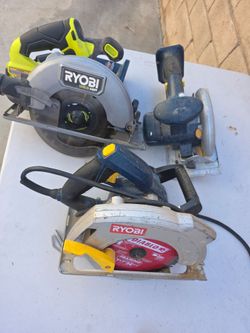 3 Royobi Circular Saws