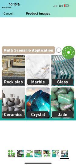 4 Pcs Rock Slab Grinding Disc, 4 Inch Glass/Marble Cutting Discs for Angle