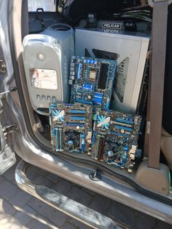 Mac G4 ,msi Gaming Tower And 3motherboards  All Together 250.00 ,or Best Offer