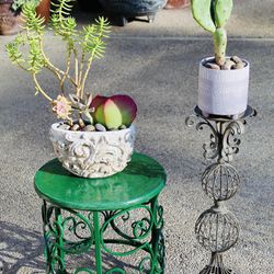 Two Plant Stands