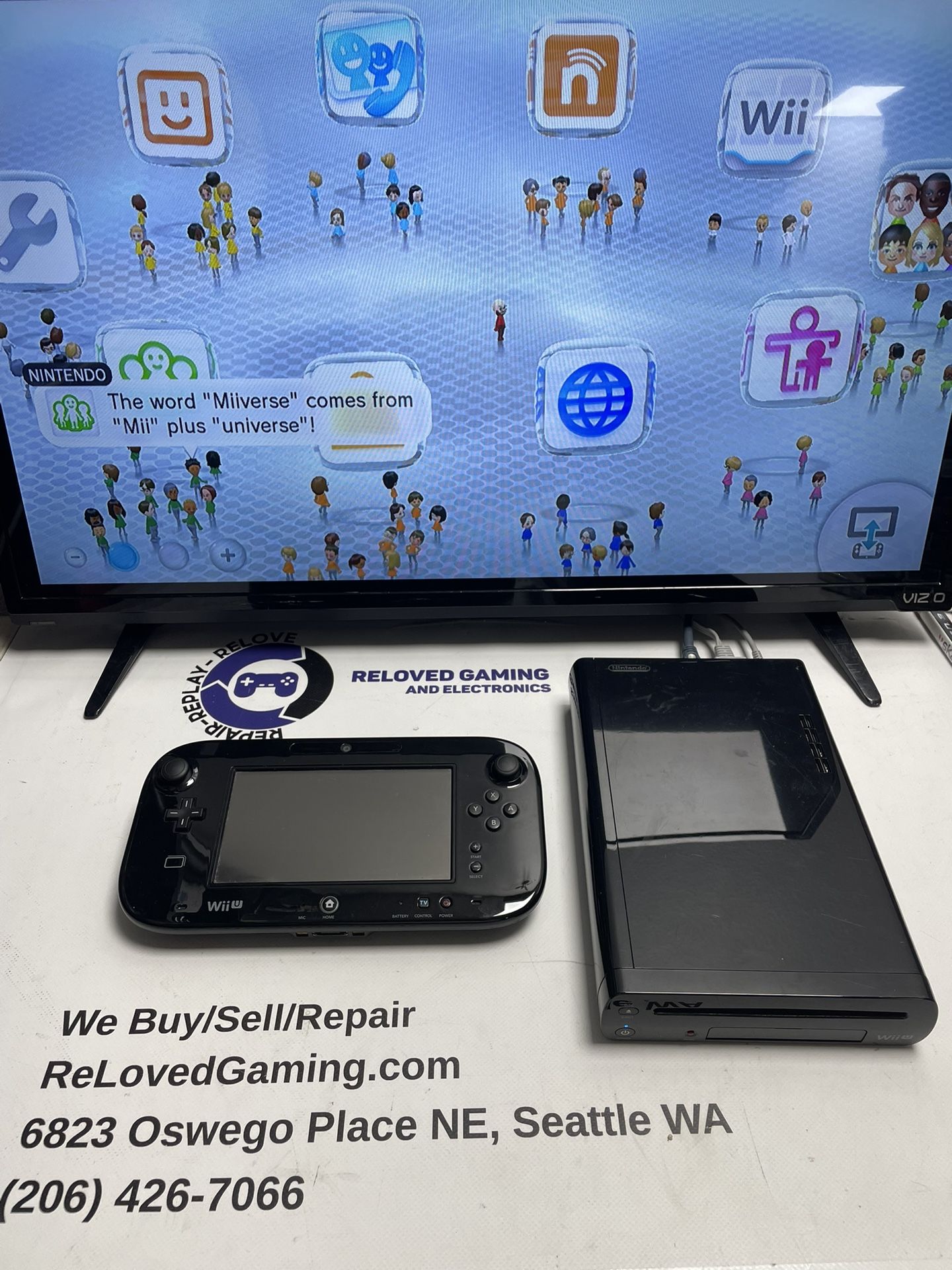 Nintendo Wii U - Gamepad And Console - Two Month Warranty - For Sale Or Trade