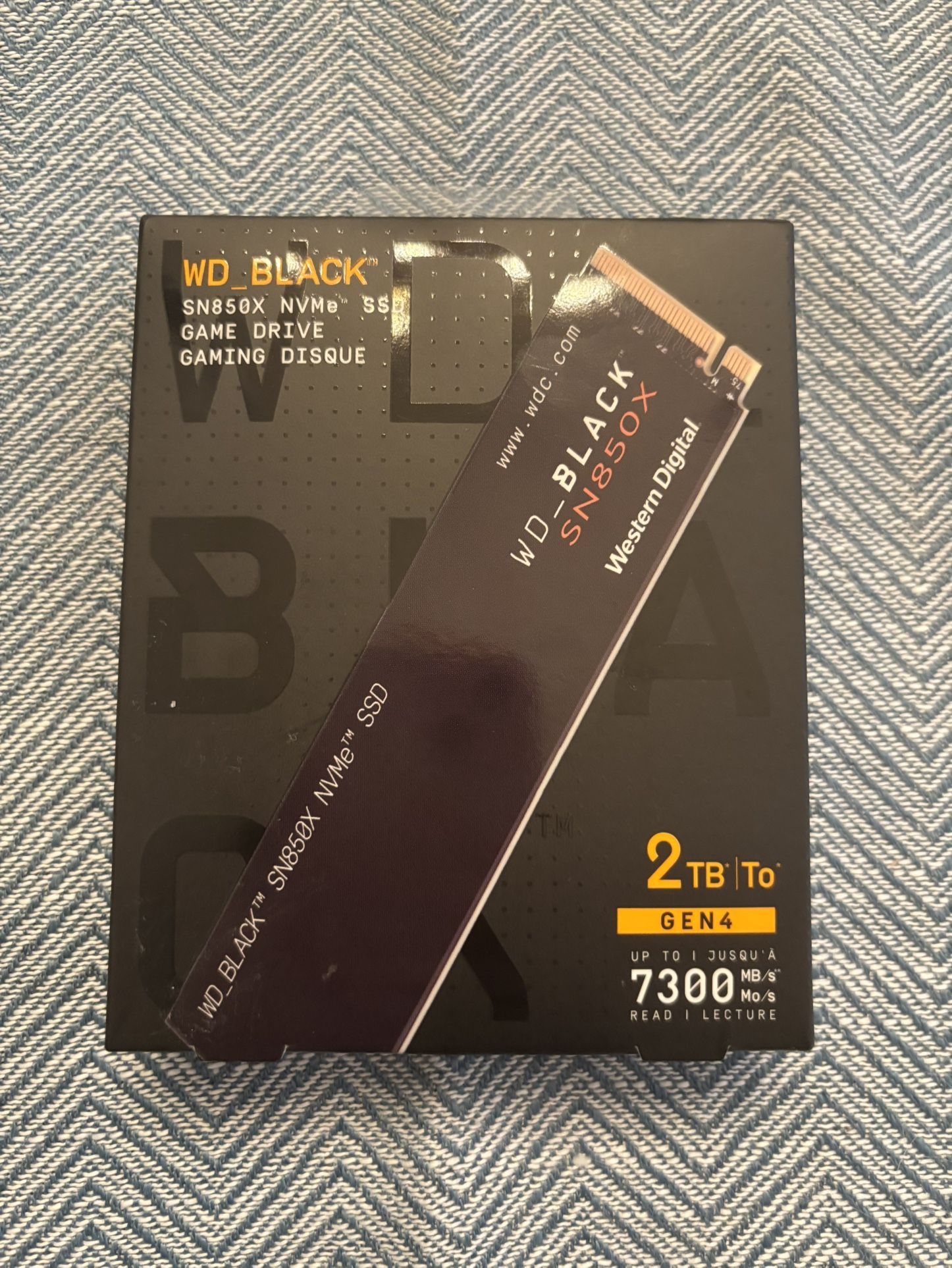 New 2TB WD_Black SN850X NVMe SSD