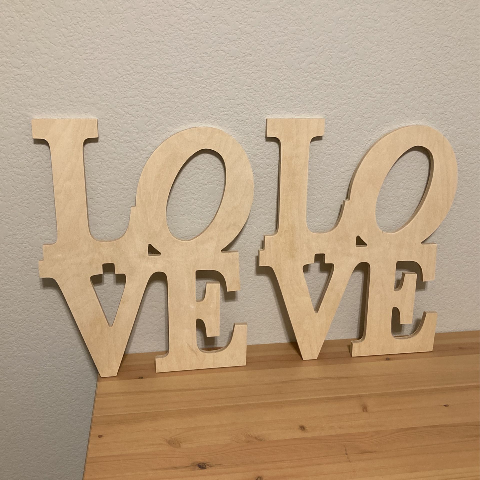 DIY Wood Letter Love Sign for Sale in Las Vegas, NV - OfferUp