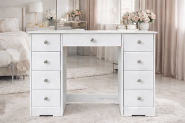 White  Vanity Desk 