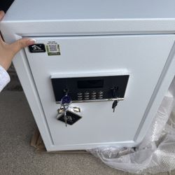 White Hard Safe 