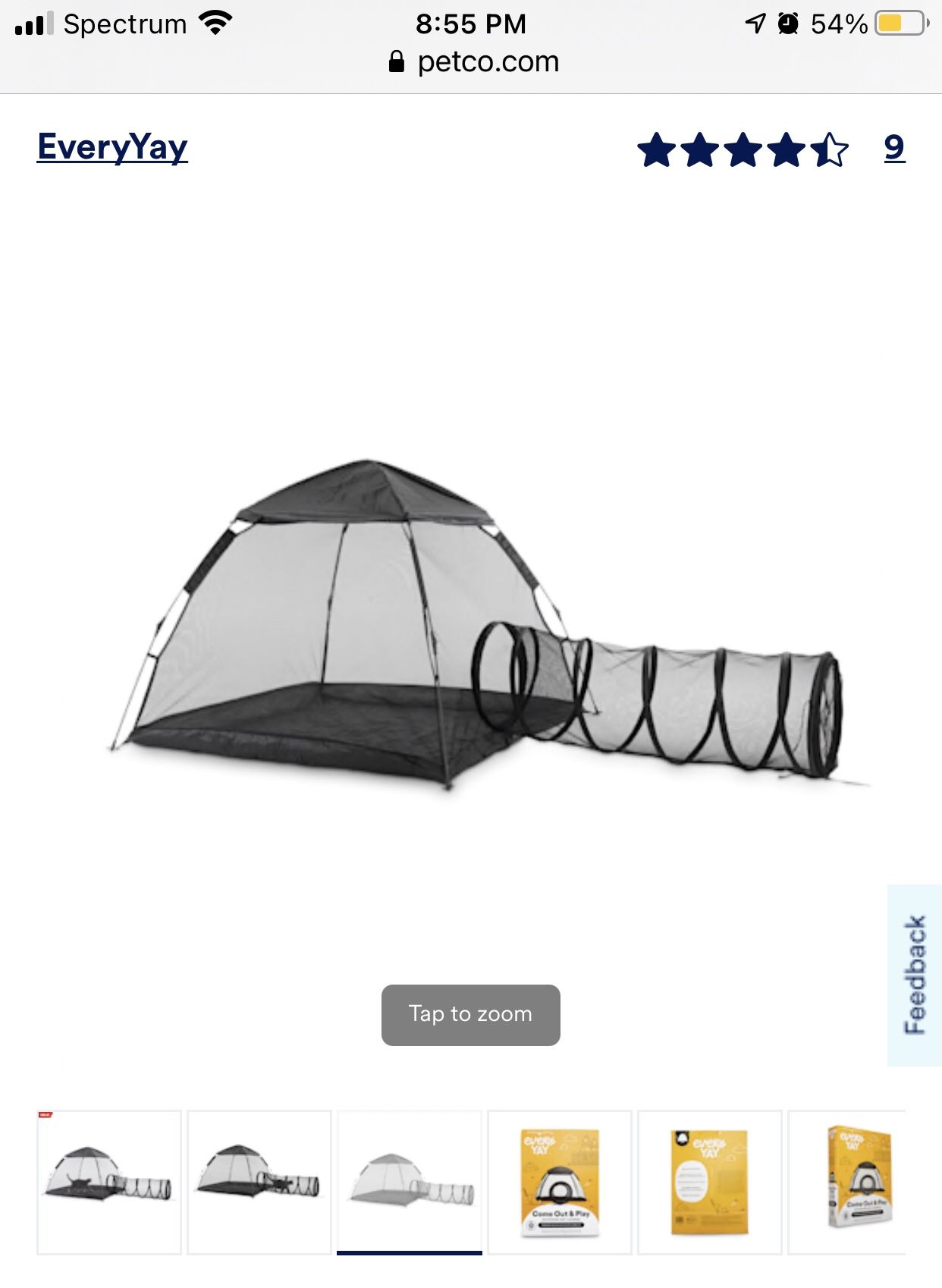Petco top cat tent