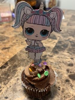 Lol surprise cupcake toppers