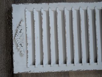 Off White Rustic Shutter Wall Decor