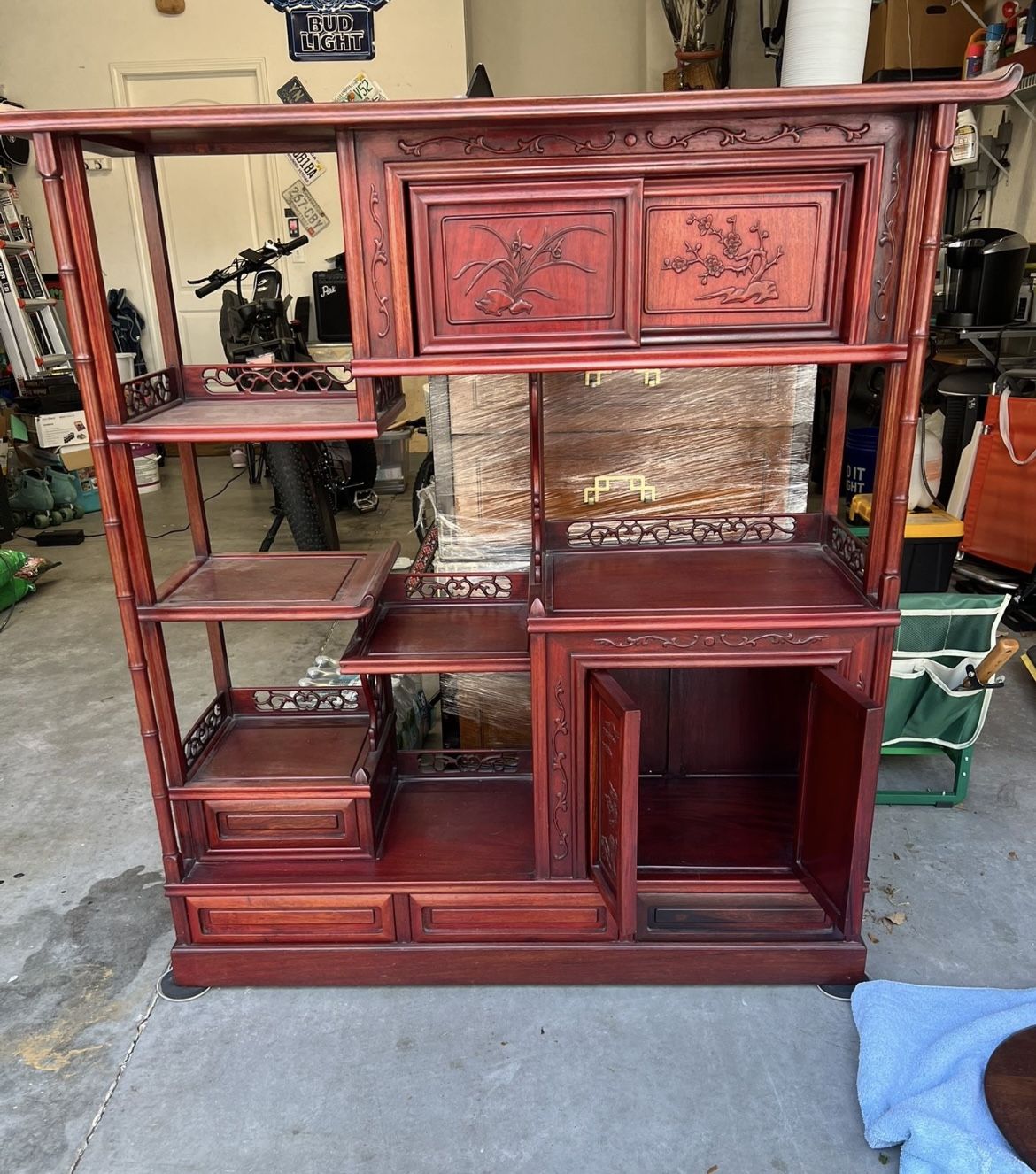 Vintage “Cha Tansu” Asian Tea Shelf