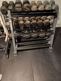 Iron Grip Strength TSA-88 Dumbbell Rack – Good Condition!