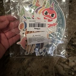 Baby Shark Cake/cup Cake Toppers NEW