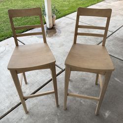 Hearth & Hand Wood Barstools 
