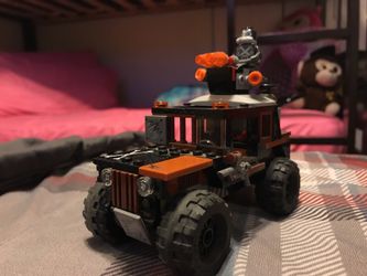 Lego car with character