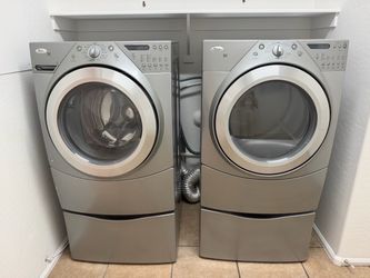 Whirlpool duet washer and dryer
