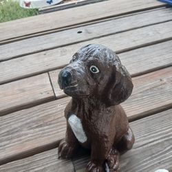 Vintage Concrete Puppy