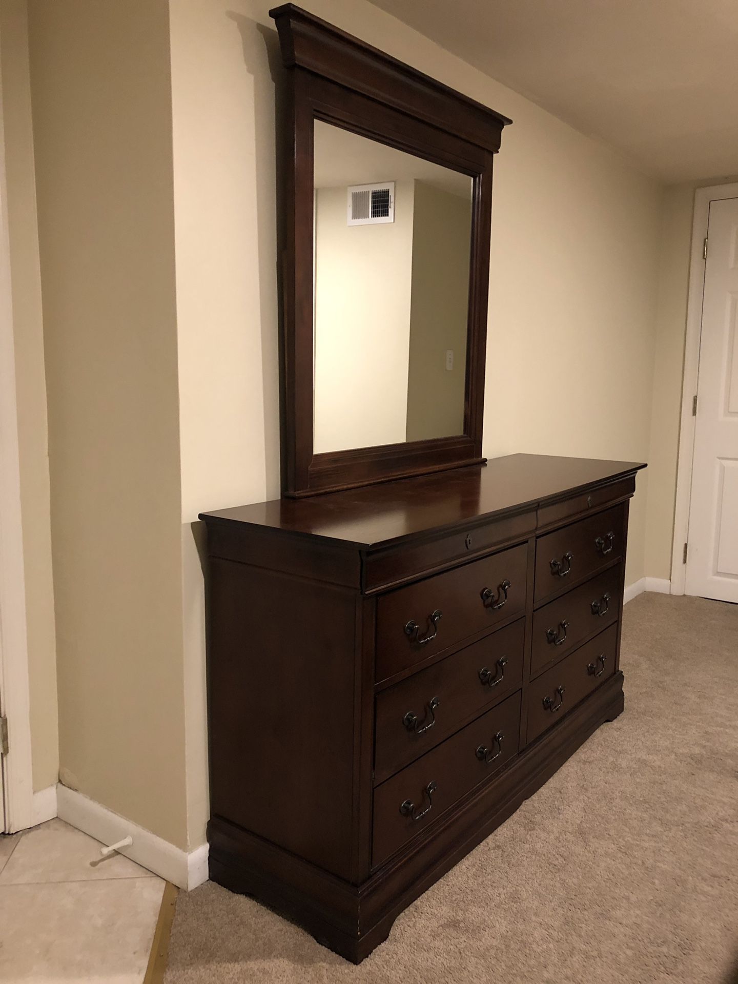 Dresser & Mirror (Price Negotiable)