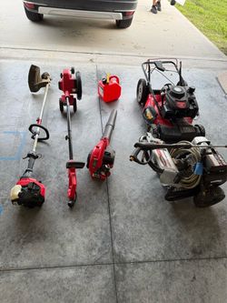 Landscaping machines