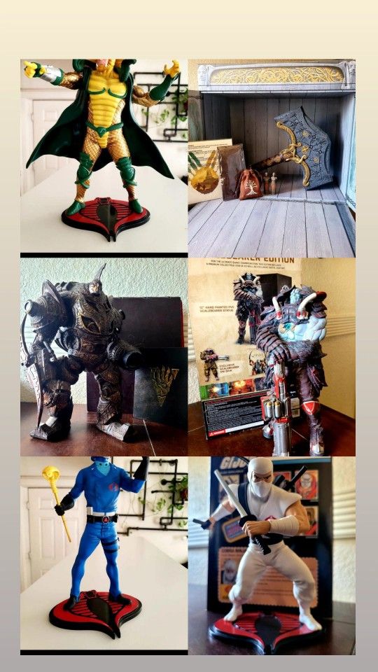 Videogame Statues Original Collectible Figures 