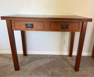 Compact Expandable Solid Wood Console / Dining Table