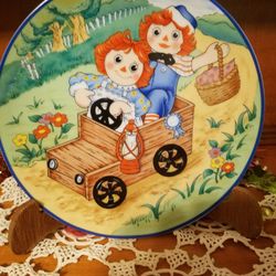 Raggedy Ann and Andy Plate